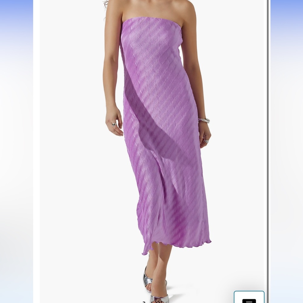 ASTR the label Plisse tube dress